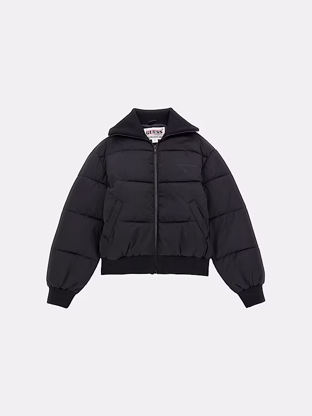 Satin puffer jacket - GUESS