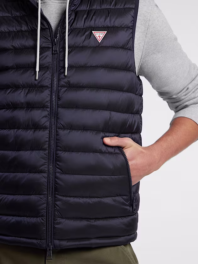 Nylon Puffer Vest - GUESS