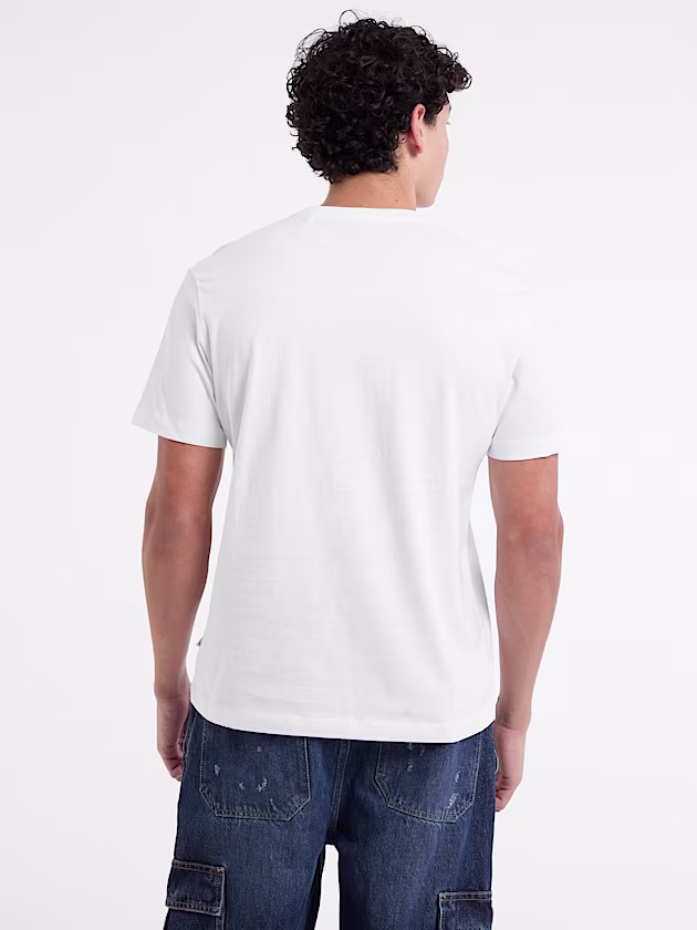 Crewneck Collegiate Tee - GUESS