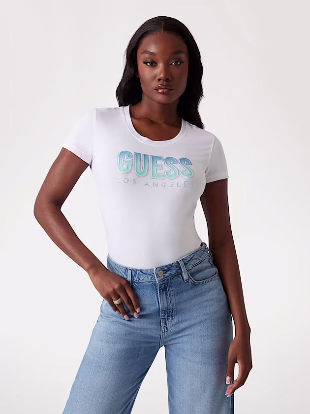 Gradient logo T-shirt - GUESS