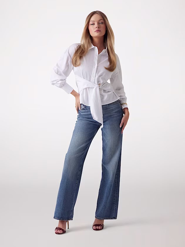 Wrap up stretch blouse - GUESS