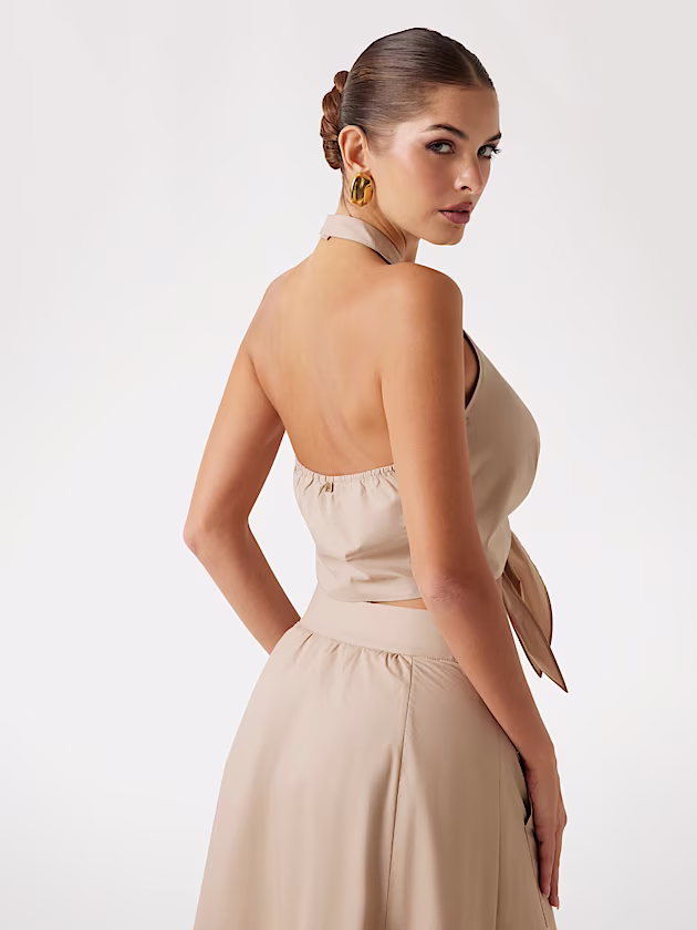 Marciano halter-neck crop top - GUESS