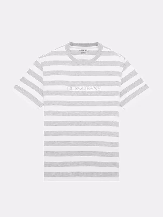 Striped Logo Tee - GUESS