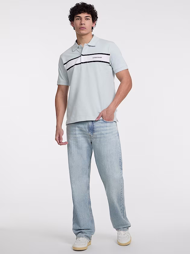 Logo embroidery polo - GUESS