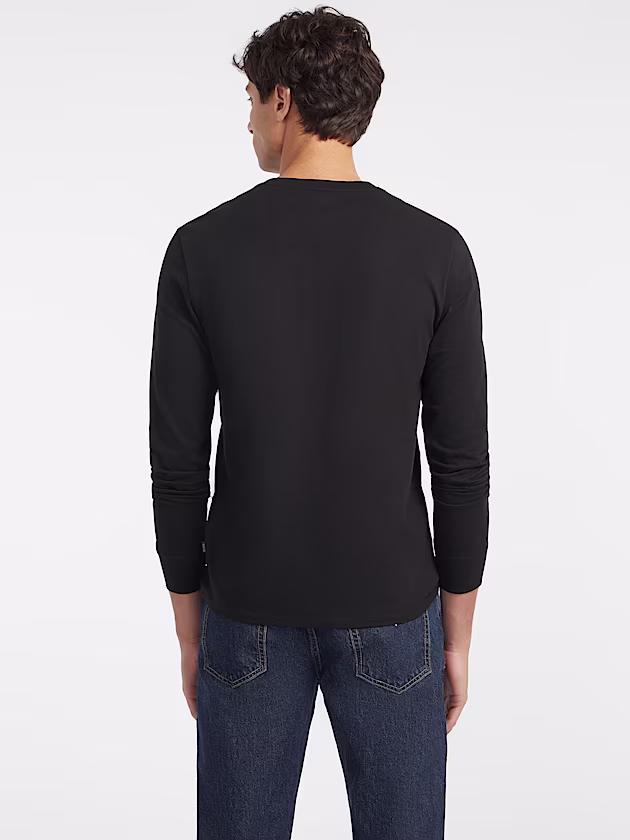Slim American Tradition Long-Sleeve Tee - GUESS