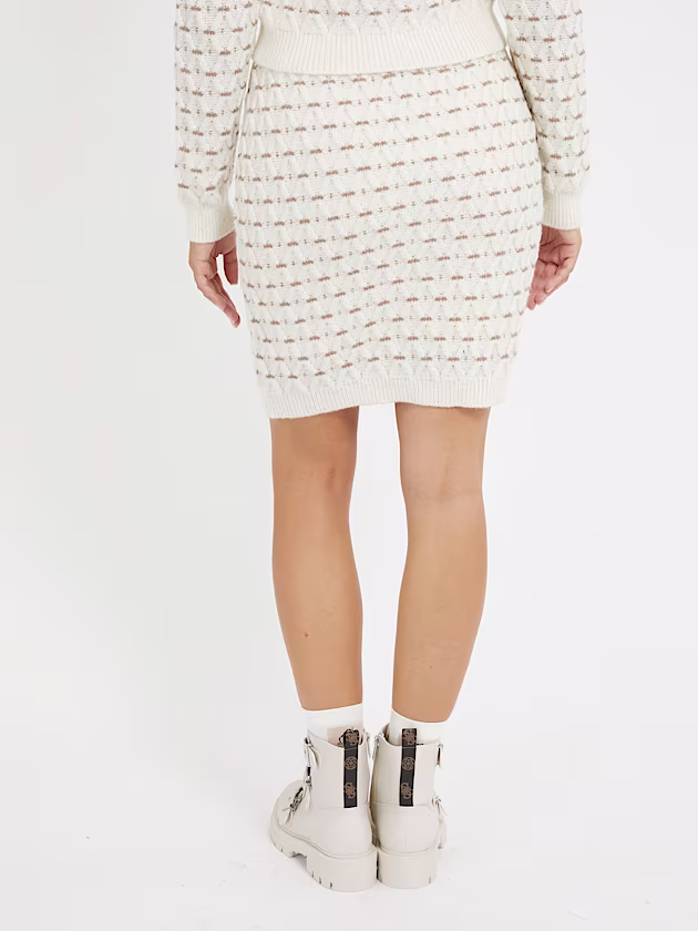 Cross stitch sweater mini skirt - GUESS