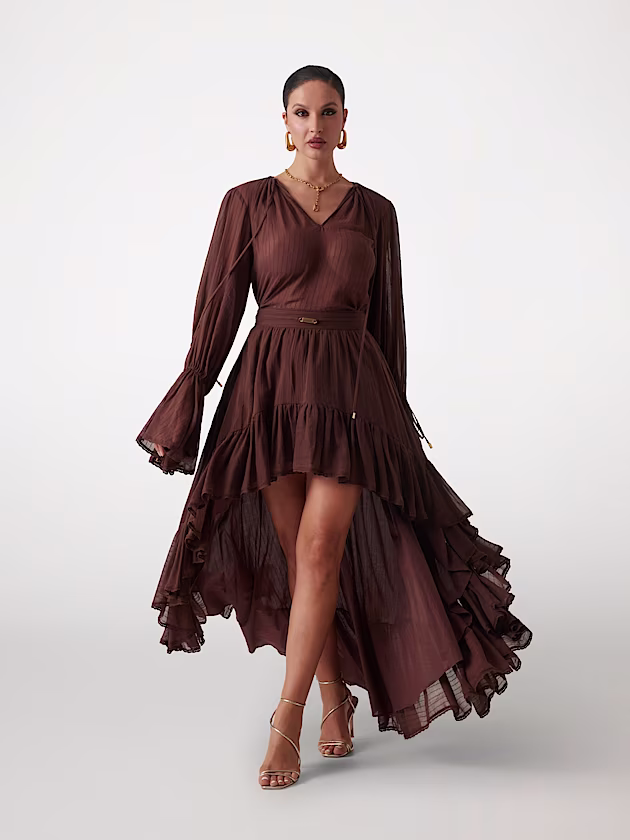 Marciano flounced long skirt - GUESS