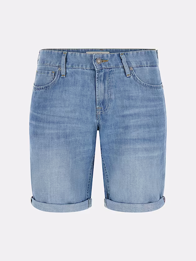 Slim-fit denim shorts - GUESS