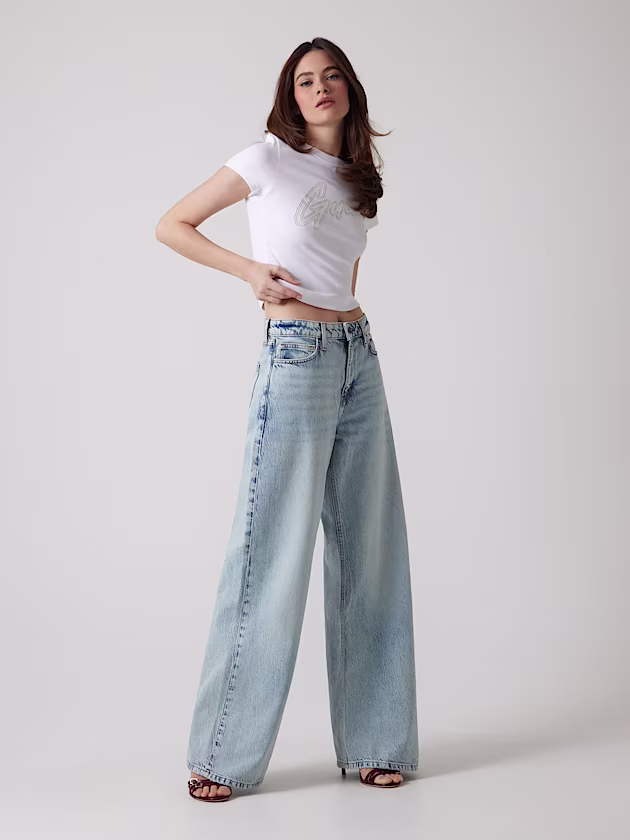 Bellflower wide leg jeans - GUESS