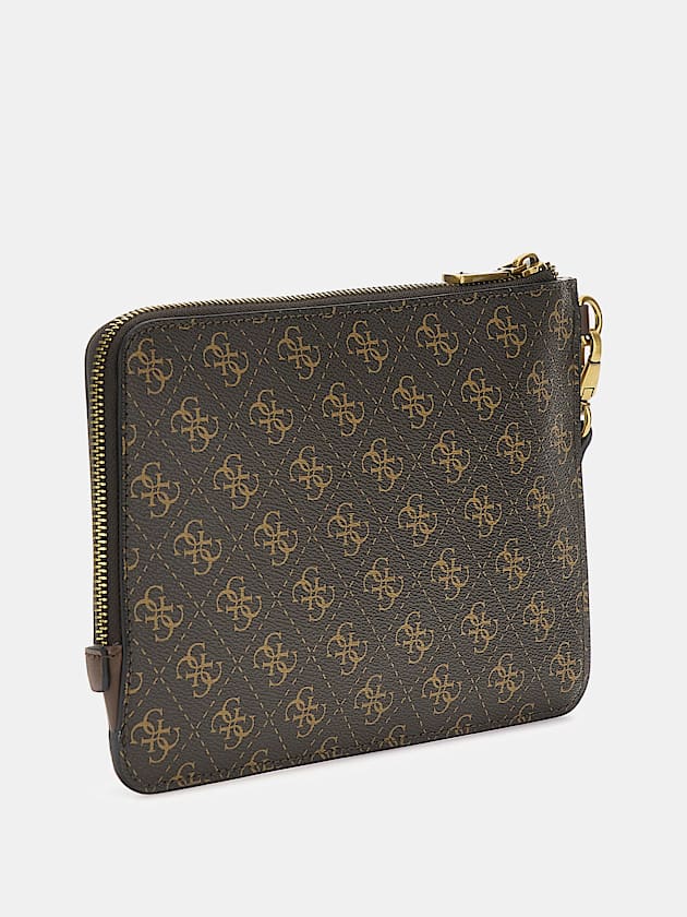 Vezzola Smart 4G Logo Clutch - GUESS