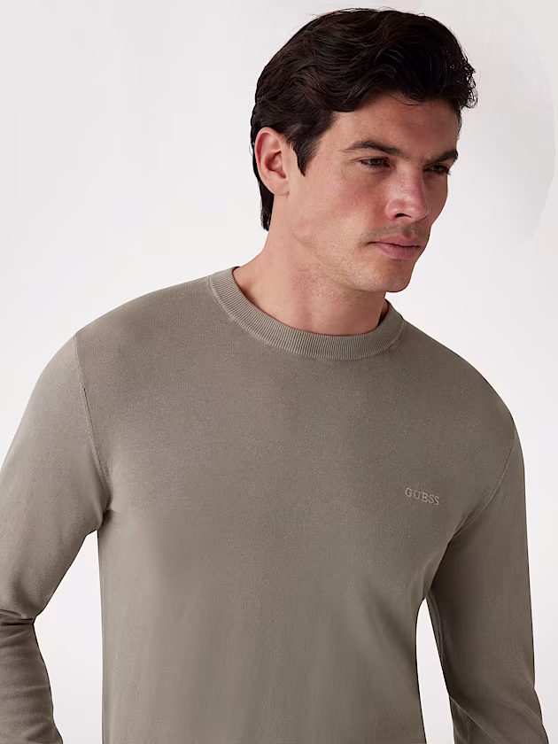 Side logo embroidery sweater - GUESS