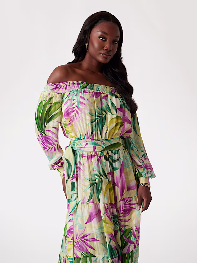 Floral-print maxi dress - GUESS