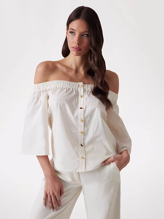 Marciano off-shoulder shirt - GUESS