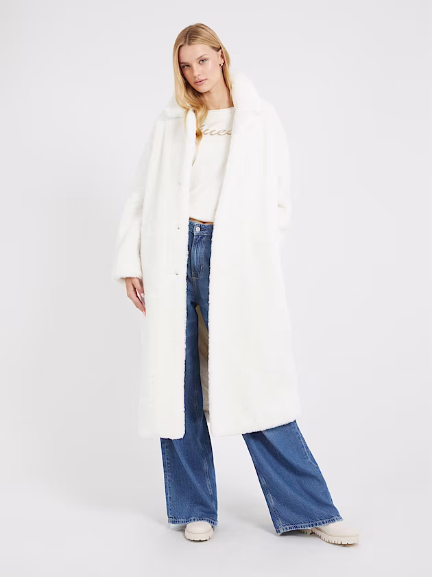 Faux fur coat - GUESS