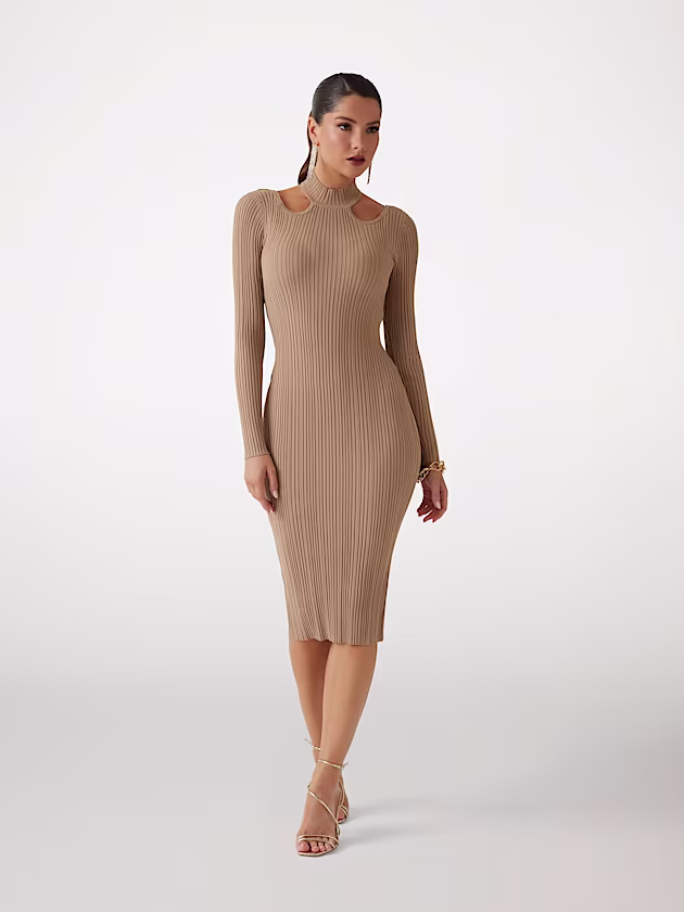 Marciano ribbed midi dress - GUESS