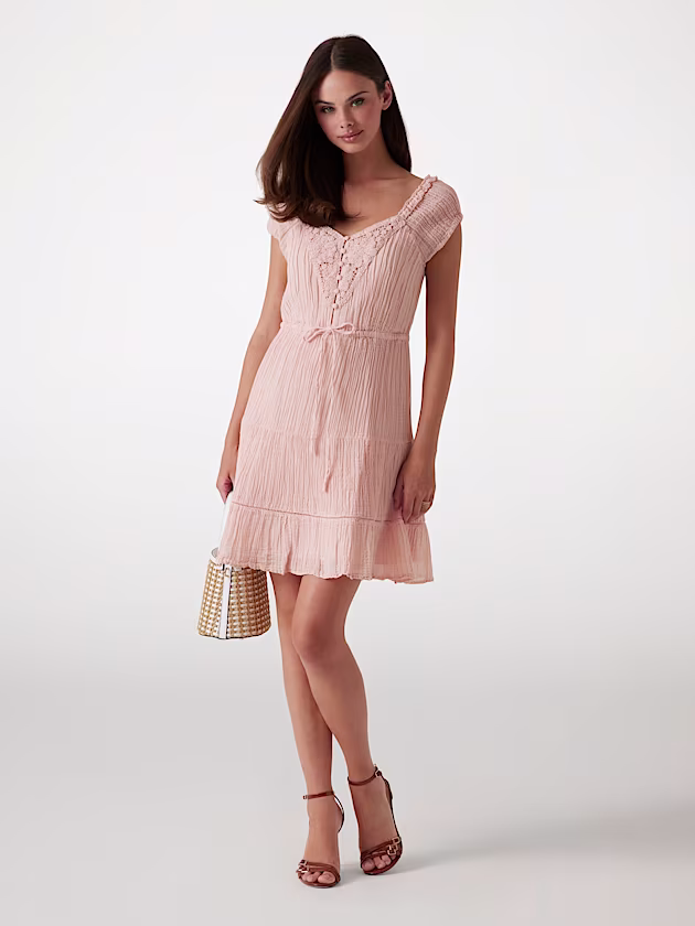 A-line gauze dress - GUESS