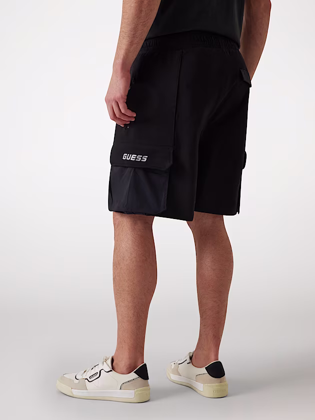 Relaxed-fit cargo shorts - GUESS
