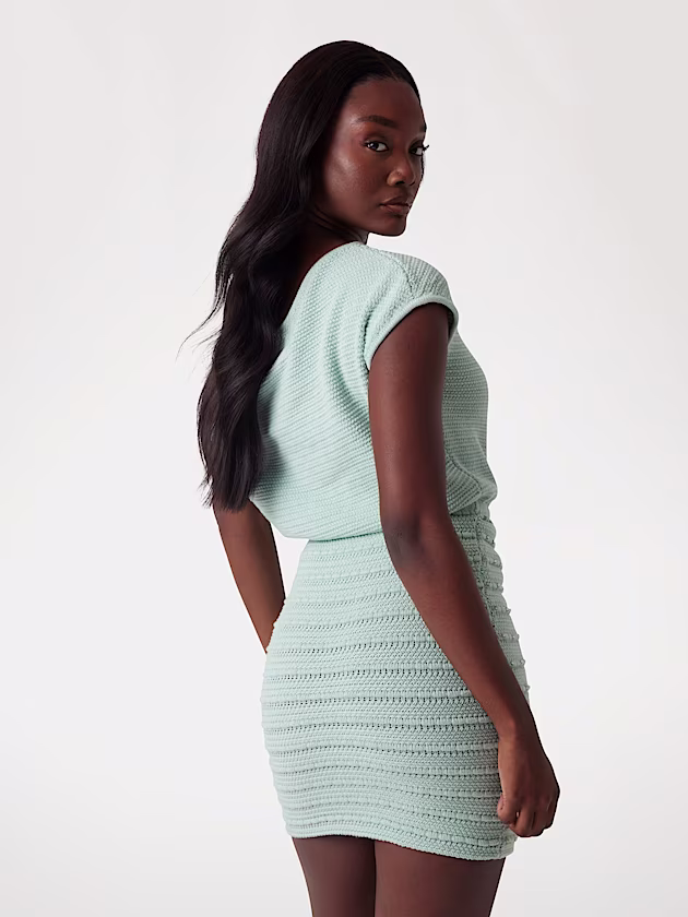 Bodycon mini sweater dress - GUESS