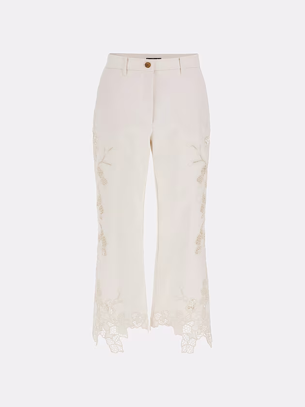Marciano embroidered slim-fit pants - GUESS