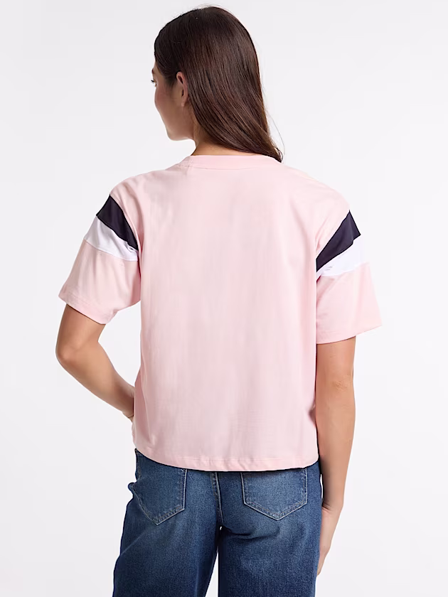 Cropped logo t-shirt - GUESS