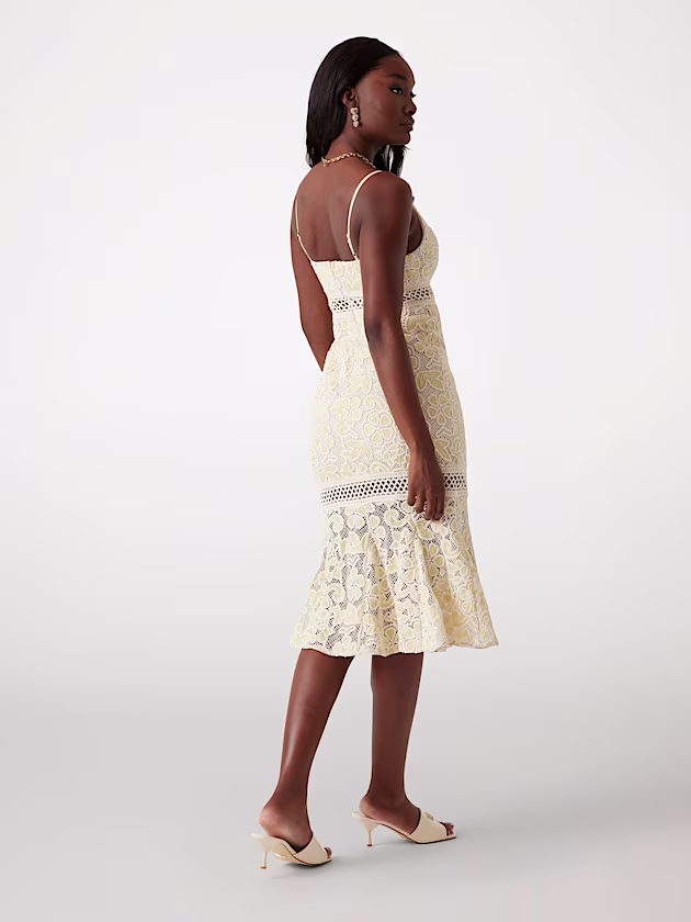 Lace midi dress - GUESS