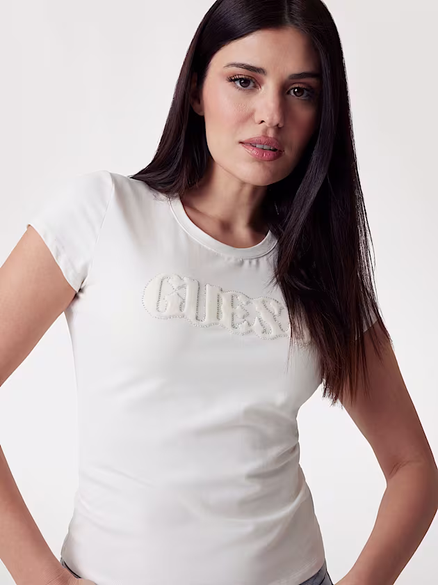 Front logo T-shirt - GUESS
