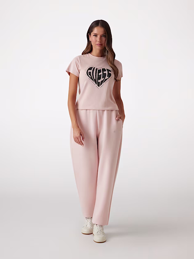 Rhinestone logo t-shirt - GUESS