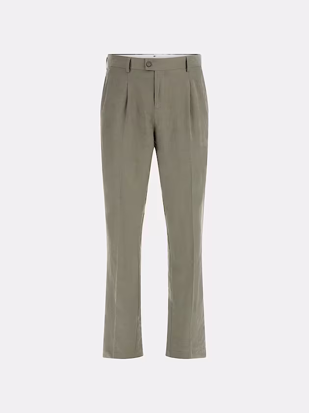 Marciano linen-blend chinos - GUESS