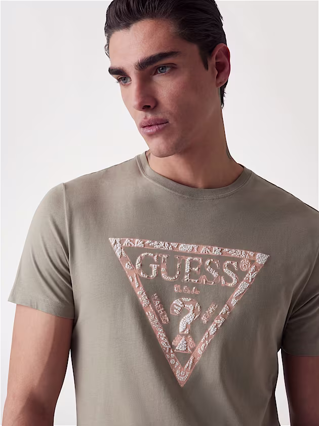 Triangle logo T-shirt - GUESS