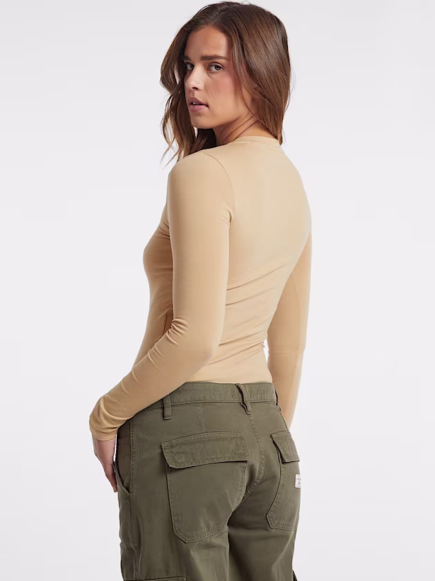 Embroidered Logo Bodysuit - GUESS