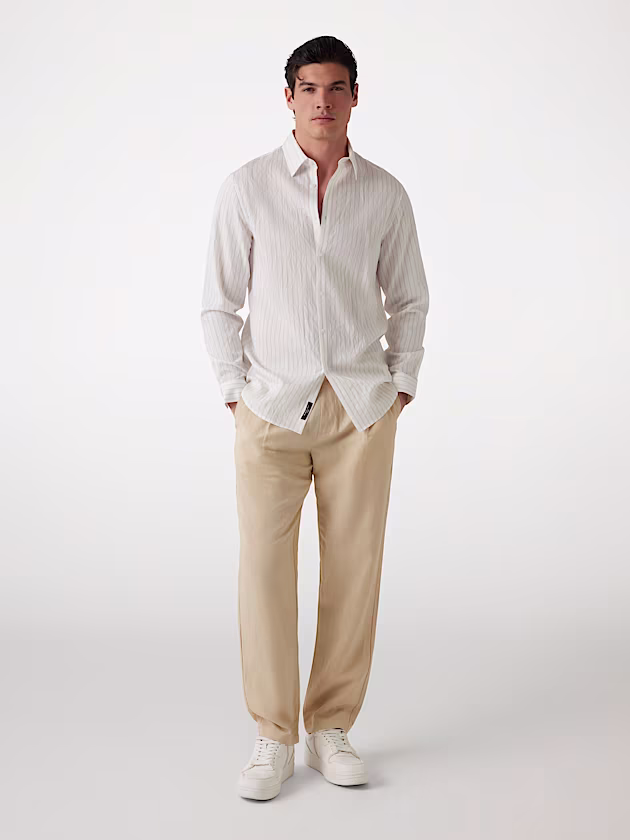 Marciano regular-fit striped shirt - GUESS