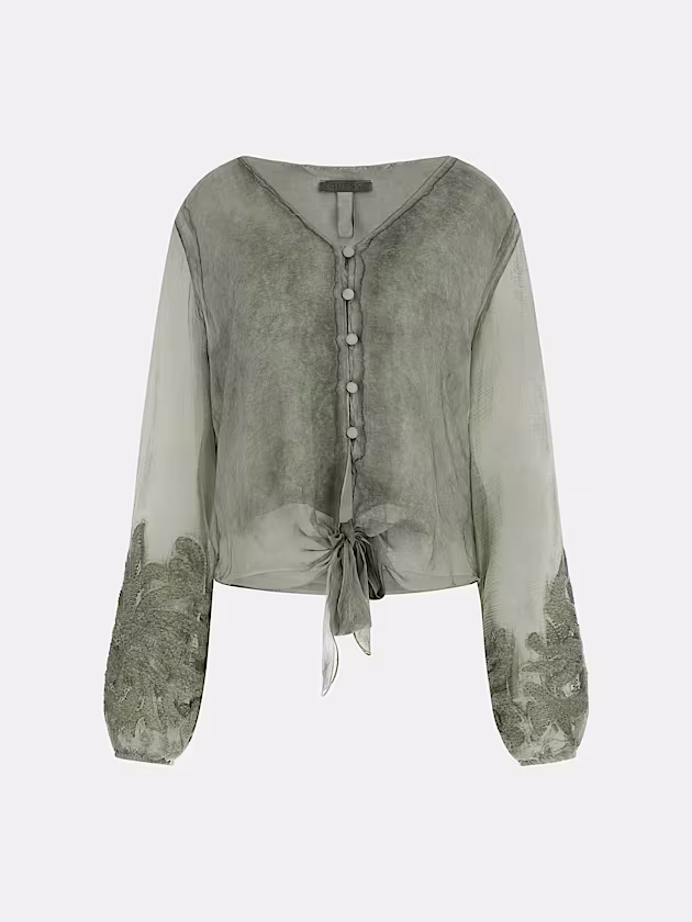 Silk-blend shirt - GUESS