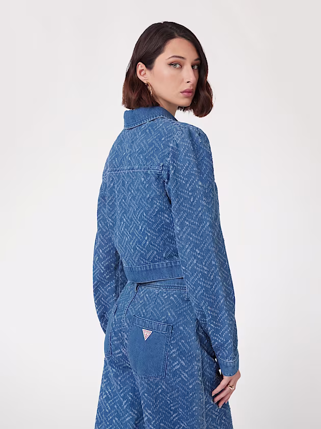 Cropped denim jacket - GUESS
