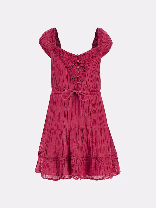 A-line gauze dress - GUESS