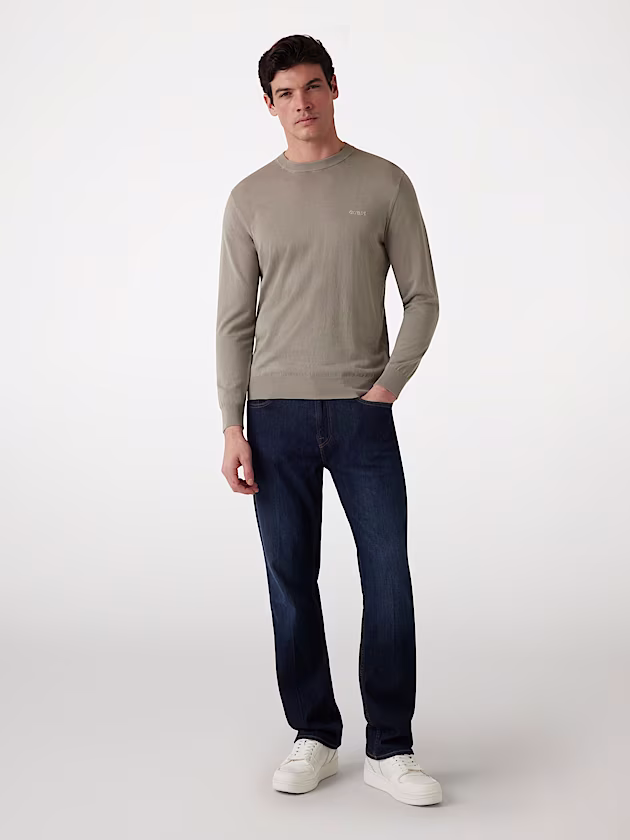 Side logo embroidery sweater - GUESS