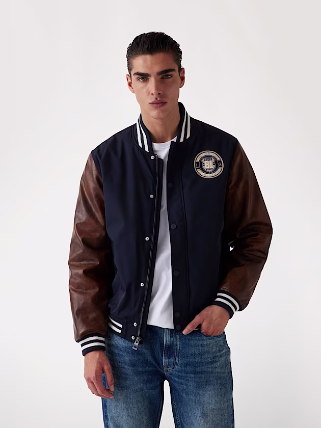 Twill college jacket - GUESS