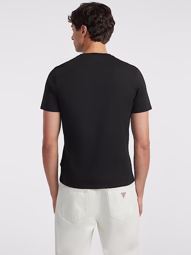 Slim Embroidered Logo Tee - GUESS