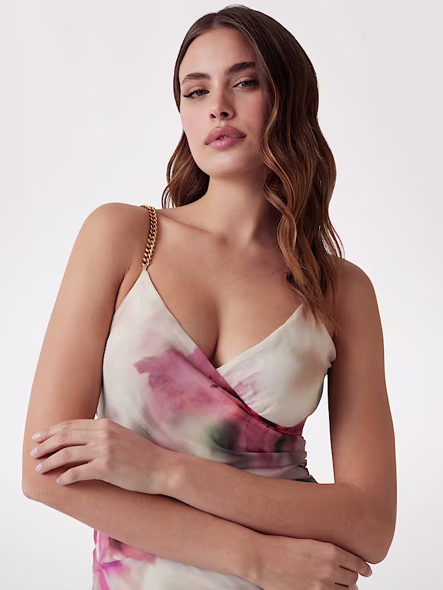 Marciano floral-print long dress - GUESS