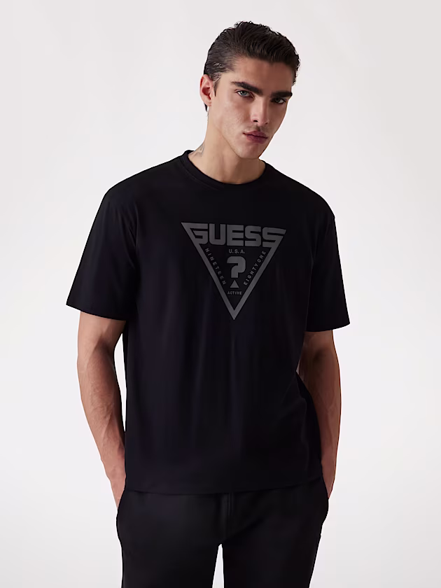 Triangle logo t-shirt - GUESS