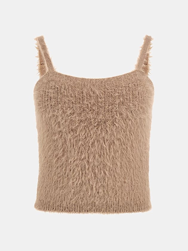 Fuzzy sweater top - GUESS