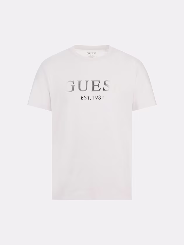 Flocked logo T-shirt - GUESS