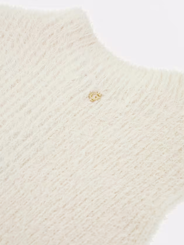 Fuzzy yarn sweater mini dress - GUESS