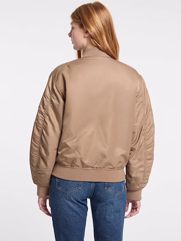 Satin Flight Jacket - GUESS