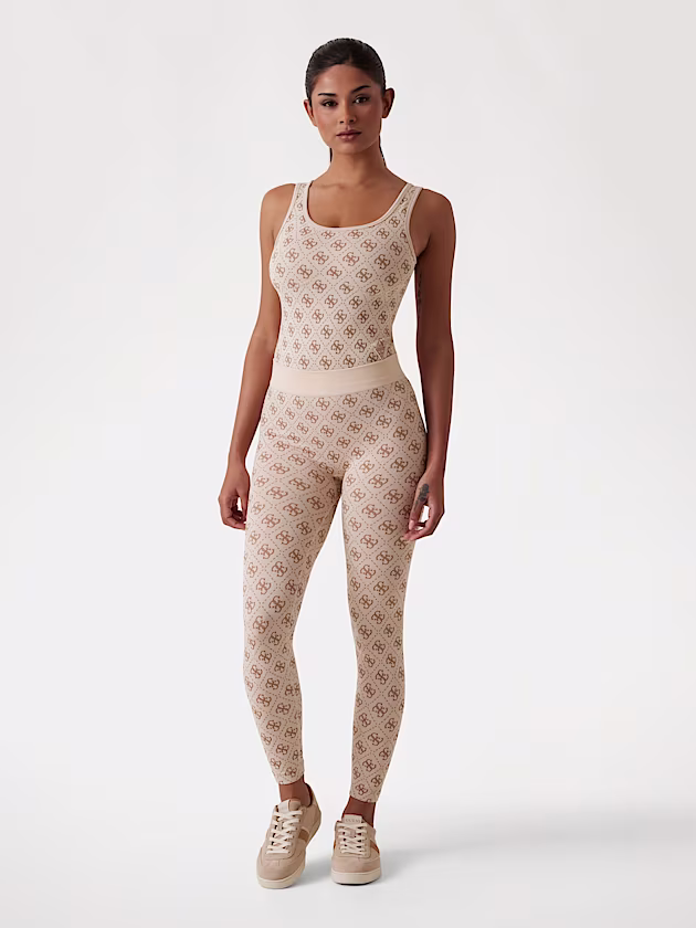 4G logo seamless tank top - GUESS