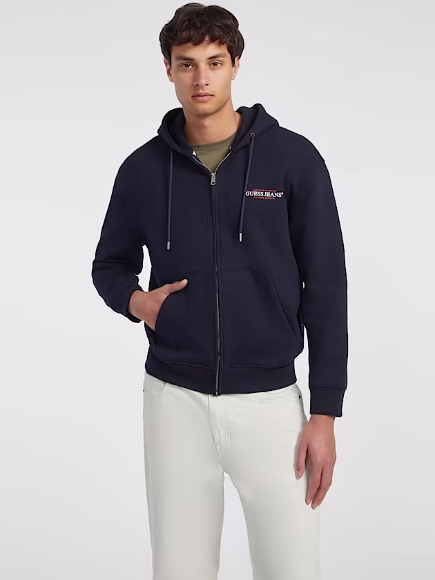 American Tradition Zip-Up Hoodie - GUESS
