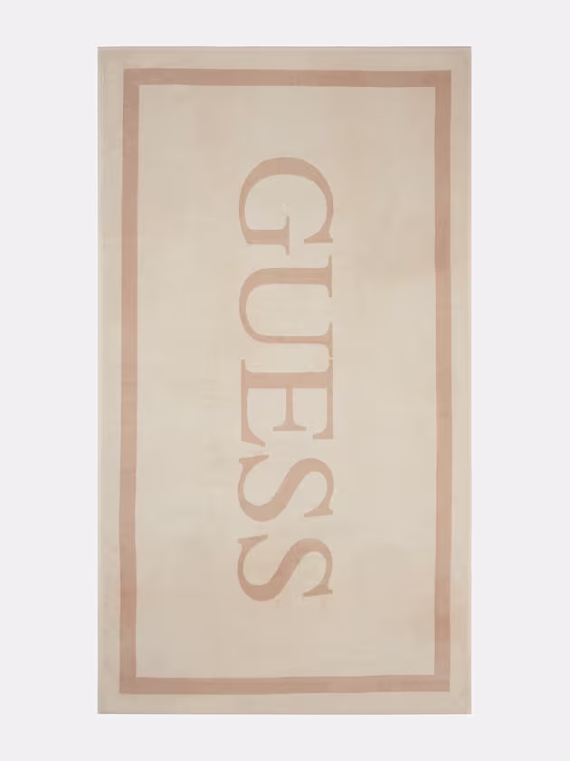 Logo beach towel - GUESS
