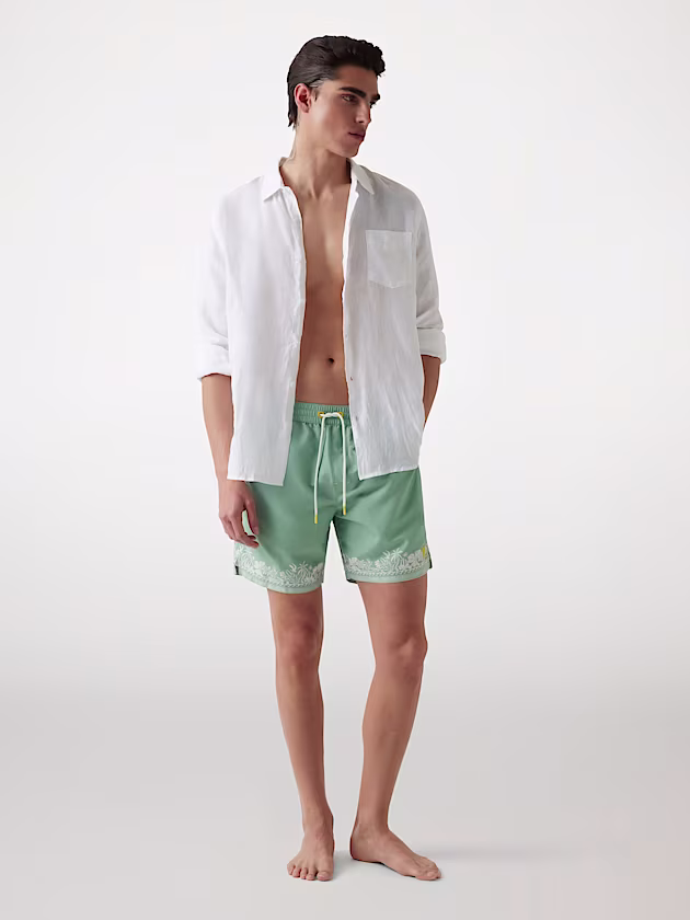 Twill swim trunks - GUESS