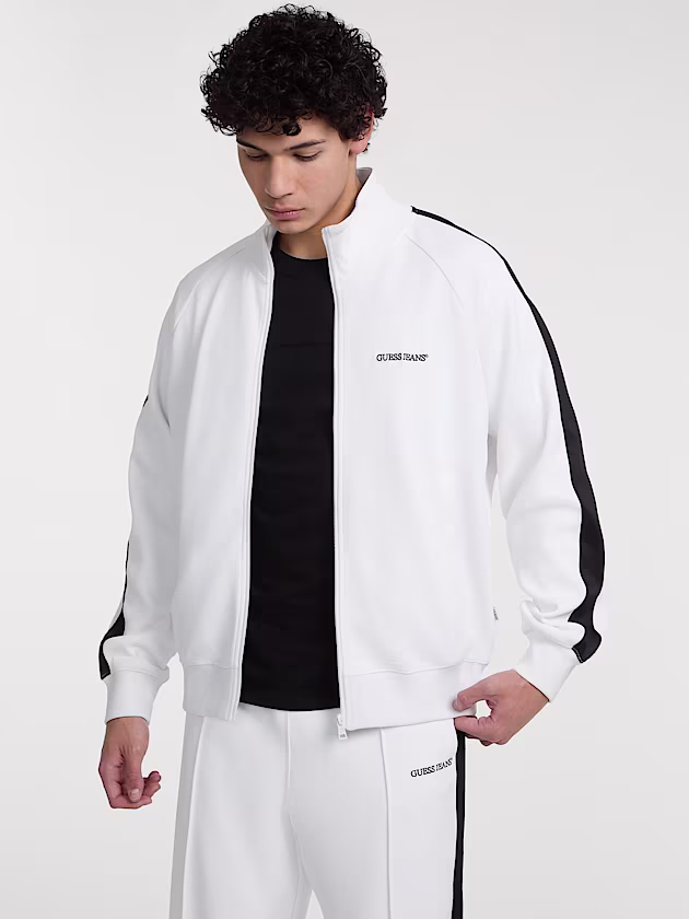 Contrasting side band sweatshirt - GUESS