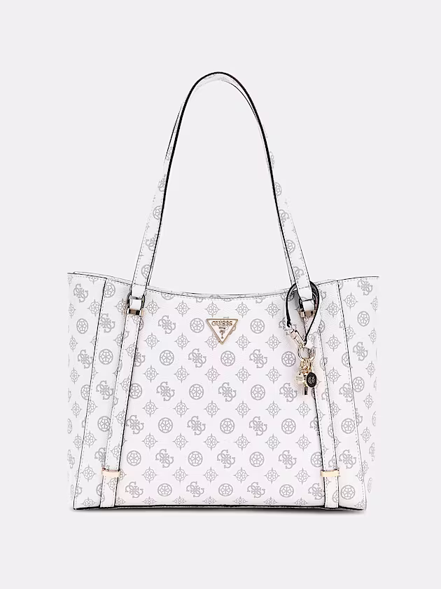 Eco Erica 4G Peony Logo Tote - GUESS
