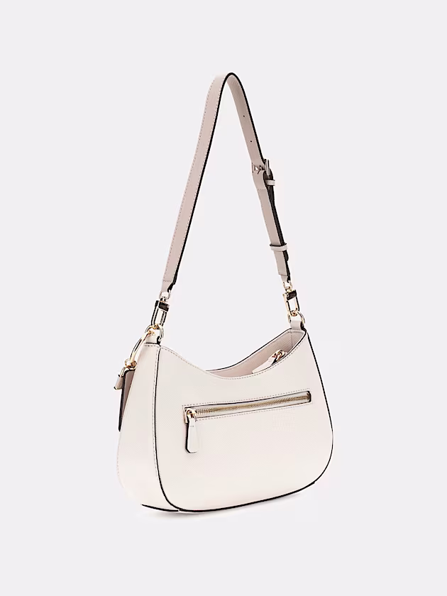 Noelle Saffiano Shoulder Bag - GUESS